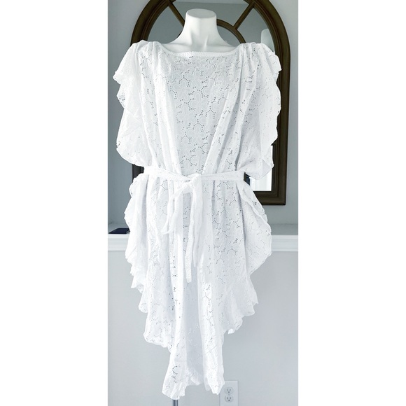 NWT Jag Women's The Eden Dress, White Eyelet Size S/M New w/Tag Retail $406 - Picture 6 of 9